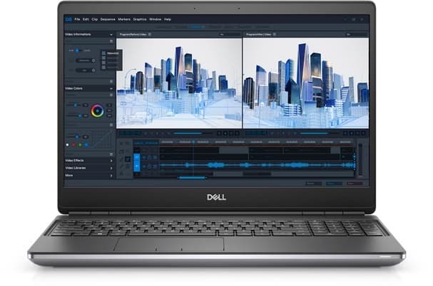 Dell Precision 7560 – Intel Core i7-11ème H – 32 Go DDR4 – 512 Go SSD RAID – NVIDIA T1200